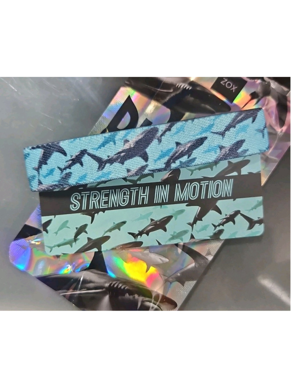 ZOX "STRENGTH IN MOTION" #1337 TEAL DUN DUN INTERACTIVE COLLECTIBLE WRISTBAND